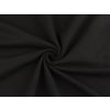 Teplákovina bavlněná počesaná jednobarevná (Varianta 5 (069) (240 g/m²) černá, Balení 1 m)