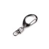 Kovová karabinka otočná 17x40 mm (Varianta 1 nikl, Balení 5 ks)