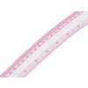 Pravítko / křivítko ohebné k tvarování bočních a krokových švů (Varianta 2 transparent růžová, Balení 1 ks)