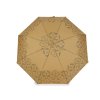 Dámský skládací vystřelovací deštník (Varianta 1 béžová tm., Balení 1 ks)