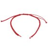 Polotovar na výrobu shamballa náramku (Varianta 3 červená, Balení 10 ks)