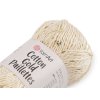 Pletací příze Cotton Gold Paillettes s flitry 50 g (Varianta 1 (7102) bílá stříbrná, Balení 1 ks)