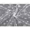 Tyl vánoční vločky