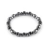 Náramek pružný hematitový, unisex (Varianta 1 šedá hematit, Balení 1 ks)
