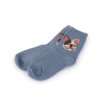 Dětské ponožky teplé pes (Varianta 1 pudrová, Balení 1 pár)