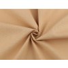 Oděvní bavlněná tkanina s příměsí lnu elastická (Varianta 1 krémová světlá, Balení 1 m)