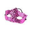Karnevalová maska - škraboška (Varianta 3 pink, Balení 1 ks)