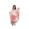 Šátek imitace hedvábí 70x70 cm (Varianta 1 lososová světlá, Balení 1 ks)