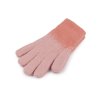 Dámské pletené rukavice (Varianta 16 korálová světlá růžová, Balení 1 pár)