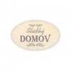 Dno/víko - ovál 40x25 cm, Sladký domov