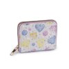Dívčí peněženka srdce 9x11 cm (Varianta 1 růžová sv., Balení 1 ks)