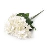 Umělá kytice hortenzie (Varianta 1 krémová nejsvět., Balení 1 ks)