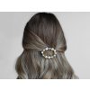 Francouzská spona do vlasů s perlami