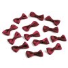 Svatební / prádlové mašličky 12x25 mm saténové (Varianta 13 bordó, Balení 50 ks)