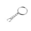 Kroužek na klíče Ø25 mm s řetízkem a spojkou