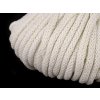 Šňůra / příze s duší Ø5 mm (Varianta 1 /001 bílá, Balení 10 m)