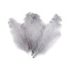 Husí peří kudrnaté délka 12-18 cm (Varianta 11 lososová světlá, Balení 4 ks)