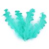 Husí peří kudrnaté délka 12-18 cm (Varianta 11 lososová světlá, Balení 4 ks)