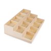 Dřevěné plato / organizér 3 patrový 24x35,5 cm
