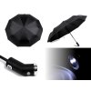 Skládací deštník s led světlem v rukojeti