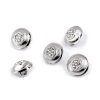 Kovový knoflík s kamínky velikost 16"