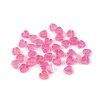 Plastové korálky srdce Ø8 mm (Varianta 7 transparent, Balení 20 g)