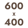 600x400 mm