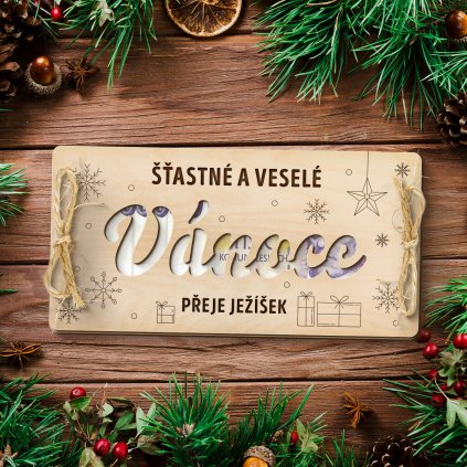 1062 darkova obalka na penize stastne a vesele vanoce