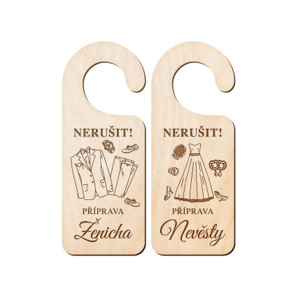 svatebni cedulky na kliku
