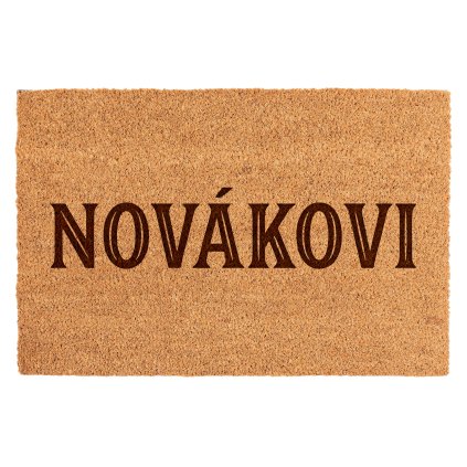 823 rohozka elegant se jmenem 60x40 cm