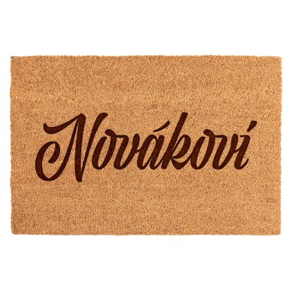 826 rohozka written se jmenem 60x40 cm