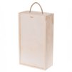 1026 2 drevena krabicka na dve vina s vysuvnym vikem 36x21x11 cm