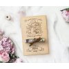 427 drevena karta na penize svatebni blahoprani na cestu zivotem s venovanim
