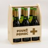 601 1 dreveny nosic na 6 lahvi pivni pomoc