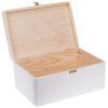 KRABICKA truhla METRICKA BILA darek KREST Vyska 30 cm