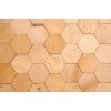 NASTENNE PANELY HEXAGON DREVENA MOZAIKA SVETLA M Znacka Deco Lider