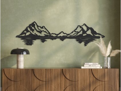 52563 1 holzbild gipfel im spiegelbild