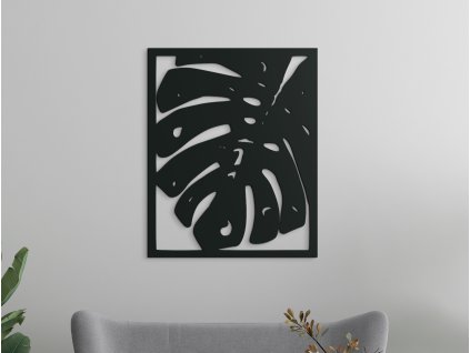 Ausgeschnittenes Bild BLÄTTER DER MONSTERA DELICIOSA