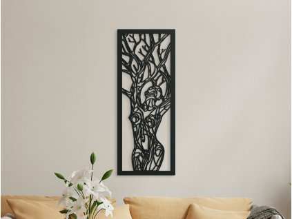 Modernes künstlerisches Bild FRAU UND BAUM