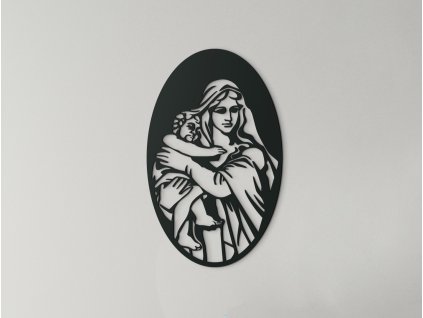 Holzbild MARIA MIT DEM JESUSKIND