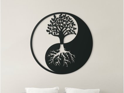 Sticker YIN-YANG-BAUM