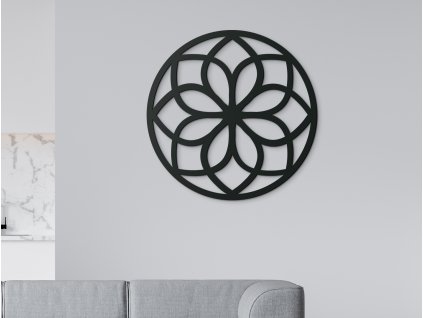 Kreisrundes Mandala für die Wand