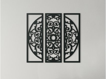 3-teiliges Wand-Mandala