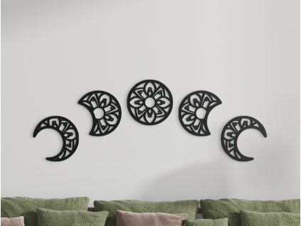 Holzsticker MOND