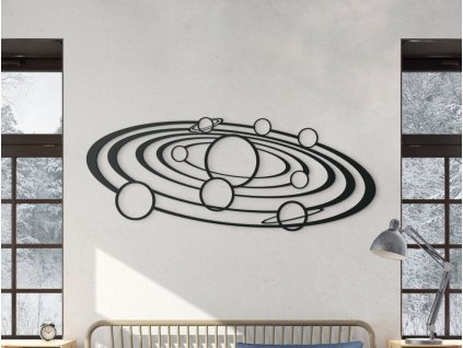 Wanddekoration SONNENSYSTEM