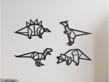 4-teiliger Kindersticker 4 ARTEN DINOSAURIER