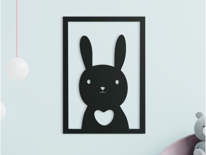 Kinderwandbild KLEINER HASE