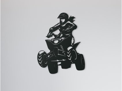 54069 wandsticker quadfahrerin