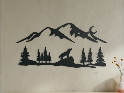 54156 3d sticker wolrf ruf der wildnis