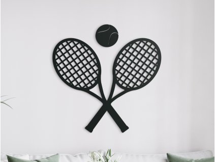 Holzsticker TENNISSCHLÄGER